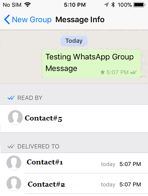  Pour savoir qui a lu votre message dans les groupes WhatsApp iPhone