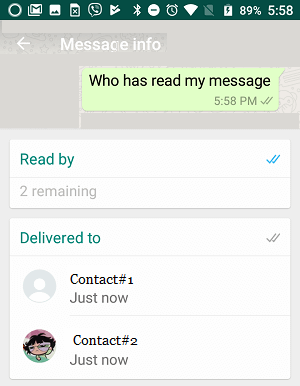  Pour savoir qui a lu votre message dans les groupes WhatsApp android