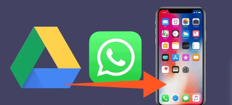 restaurer la sauvegarde WhatsApp depuis Google Drive sur iPhone
