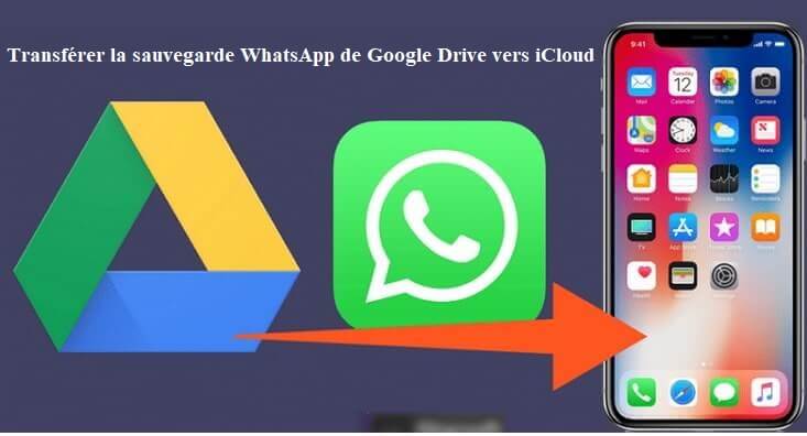comment transférer la sauvegarde whatsapp de google drive vers icloud