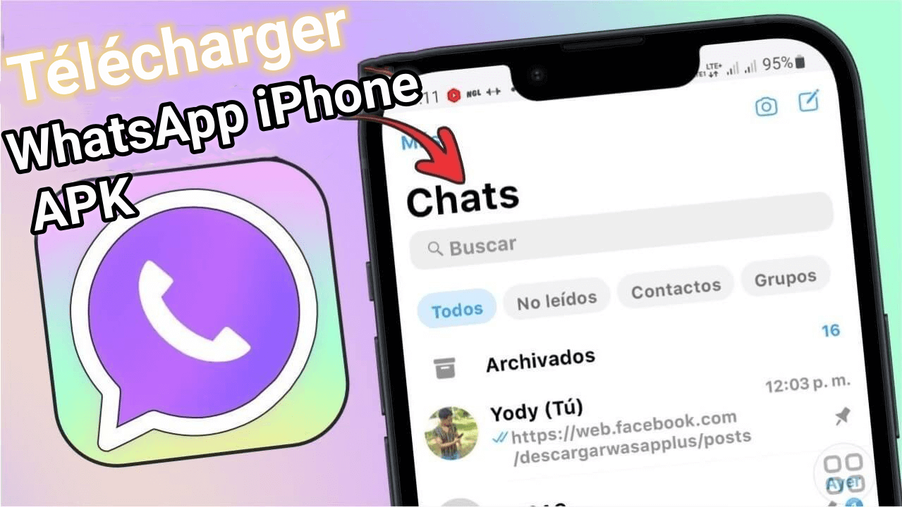 télécharger et installer WhatsApp iPhone APK sur Android