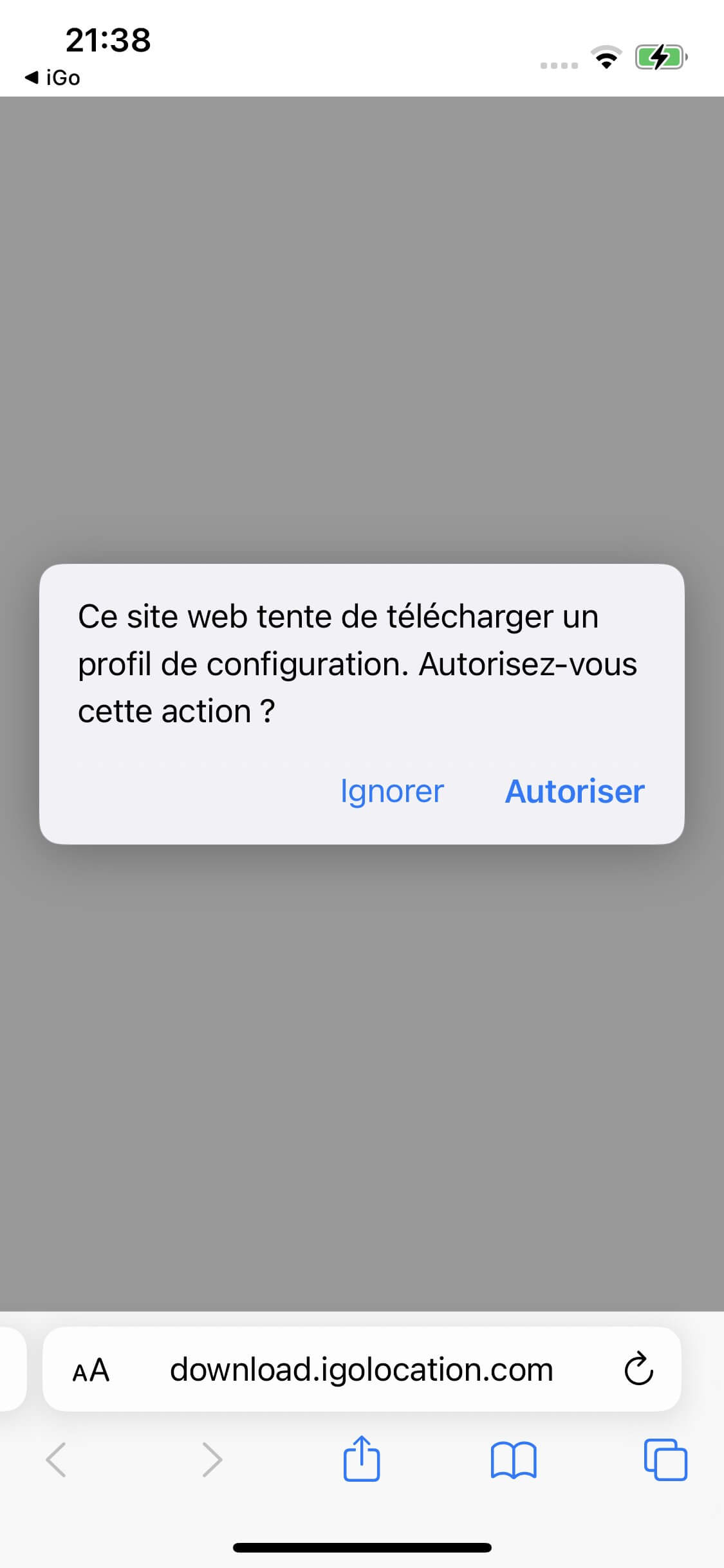 imyfone igo, télécharger le fichier de description