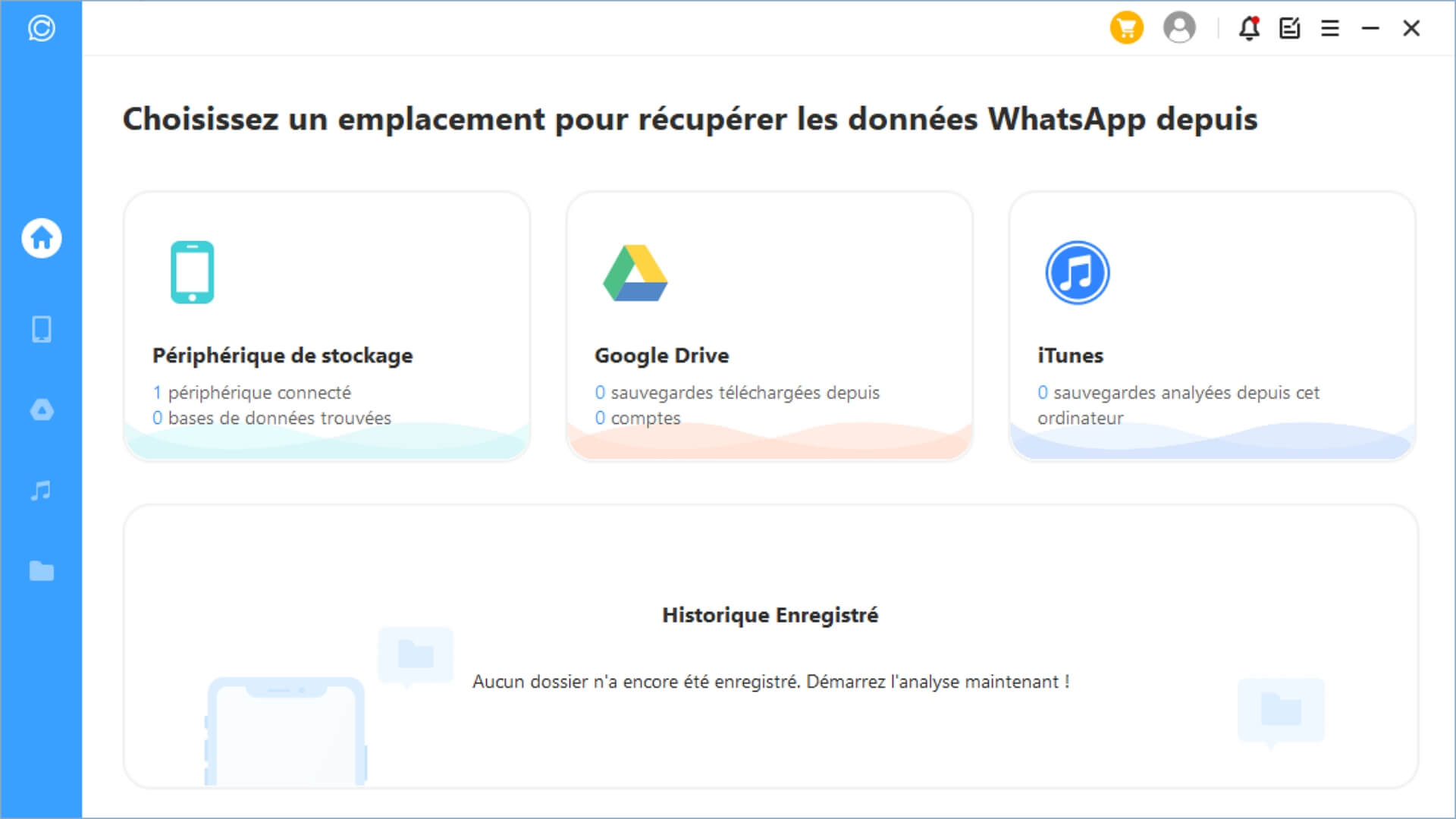 iMyFone ChatsBack récupérer whatsapp android