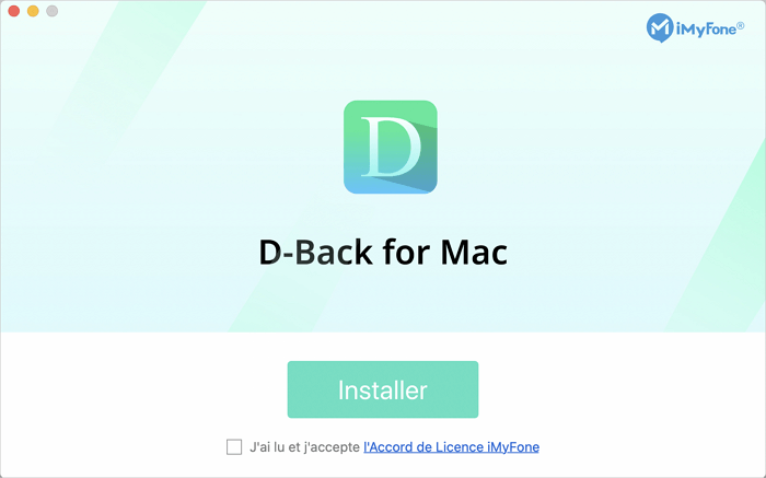 installer D-Back for Mac