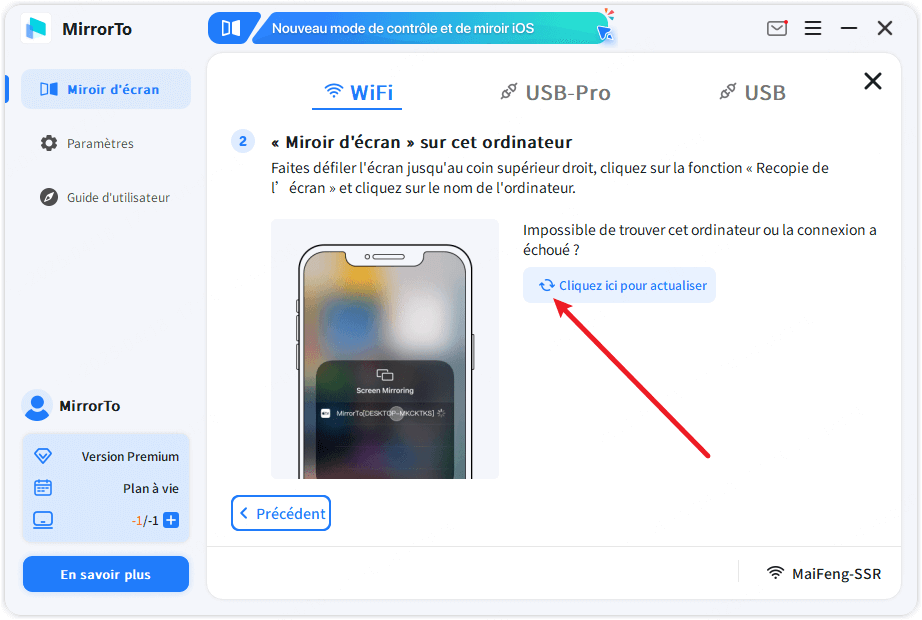 Cliquez ici pour actualiser