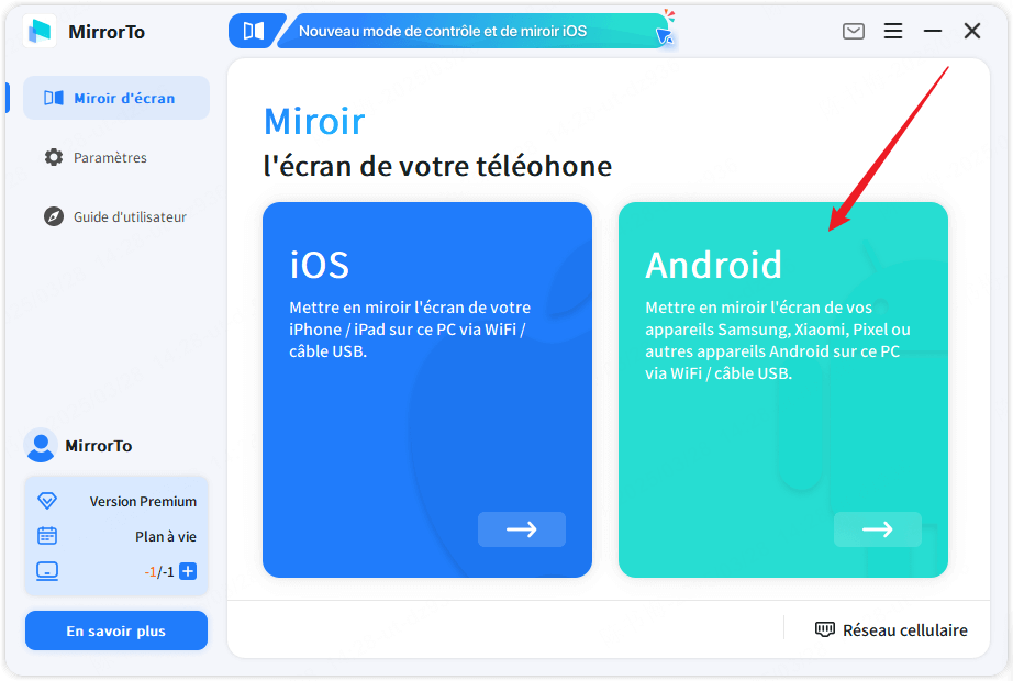 connecter un appareil Android