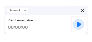 démarrer l'enregistrement plein écran