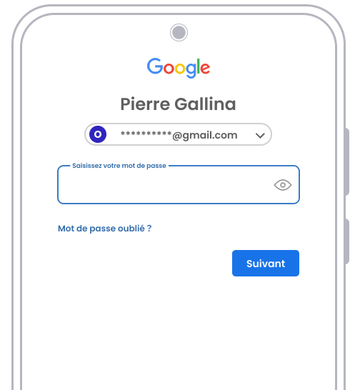Compte de Google inconnu