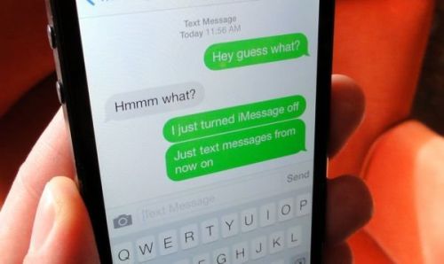messages texte sur iPhone