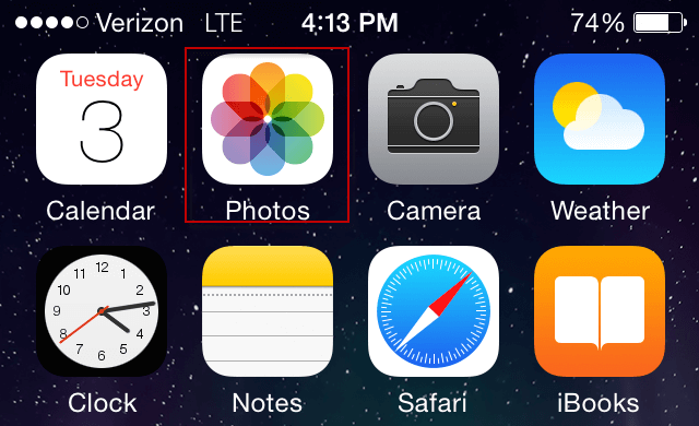 can not delete photos from ipad