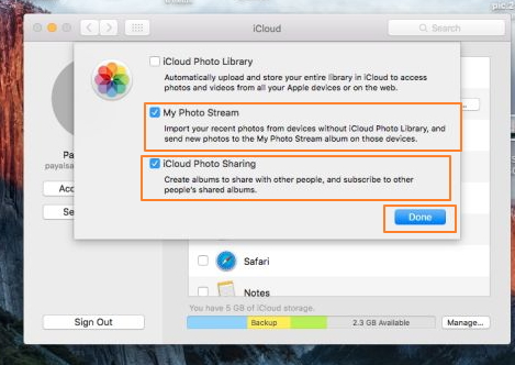 transfer photos from mac to iphone