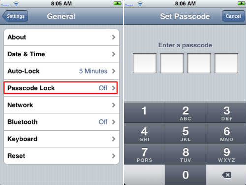 how to lock messages on iPhone