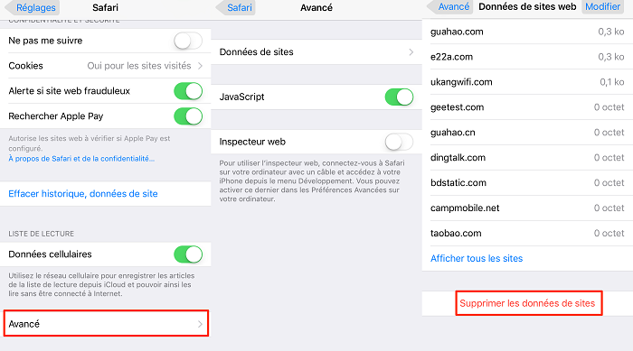 Comment Vider Le Cache Safari Sur Iphone Sous Ios 10 11