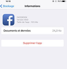 documents et données facebook