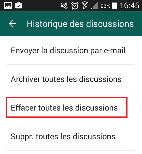 Supprimer définitivement un message Whatsapp sur votre iPhone