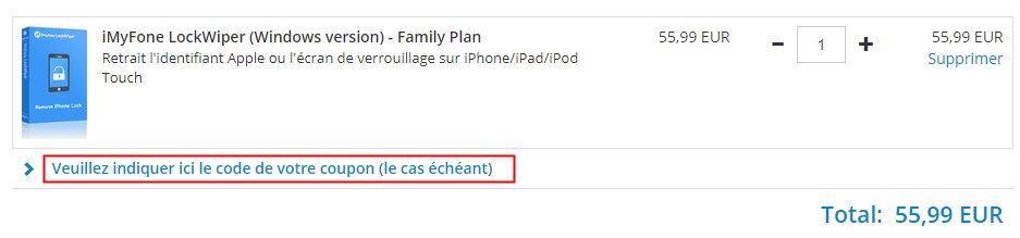 Achat d’iMyFone LockWiper