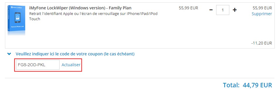 Achat d’iMyFone LockWiper