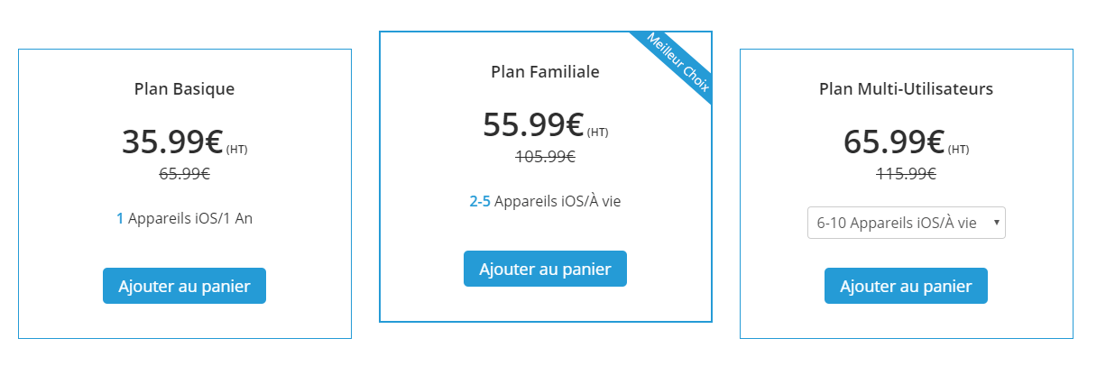 l'Achat de LockWiper iMyFone