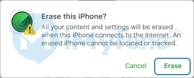 effacer le contenu déverrouiller l'iphone sans iTunes