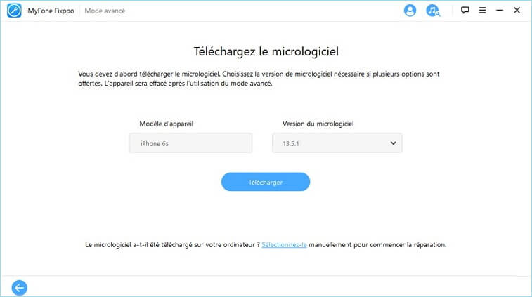 comment télécharger le micrologiciel