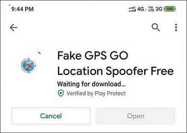 téléchargez et installez l'application fake gps go