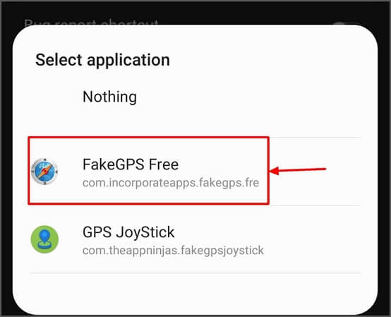 sélectionner Fake GPS free