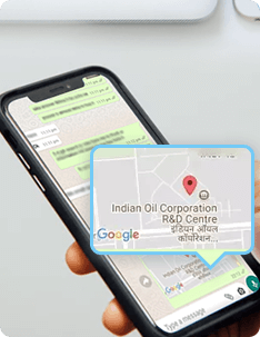 Share virtual location on social platform