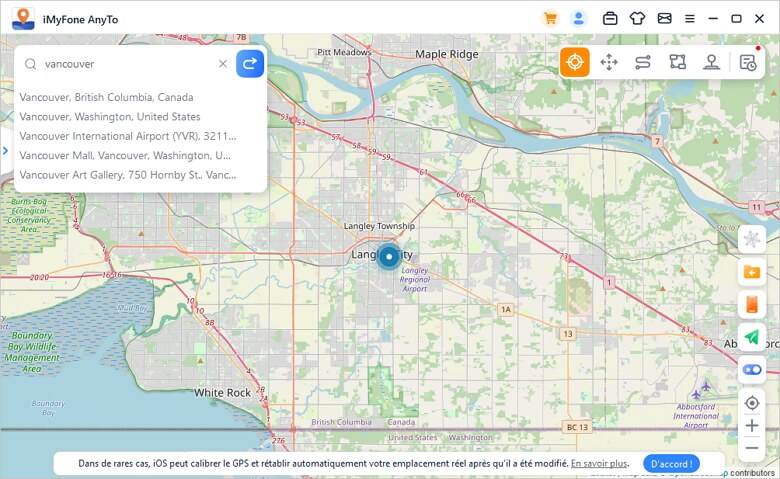 fake GPS sur Tinder avec le mode de téléportation