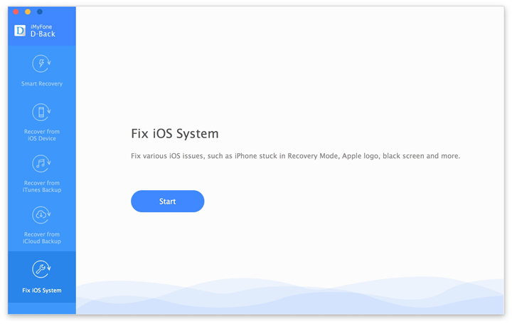 Select “Fix iOS System”