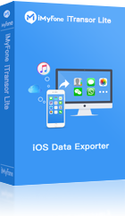 iMyFone iTransor Lite visant à exporter vos données