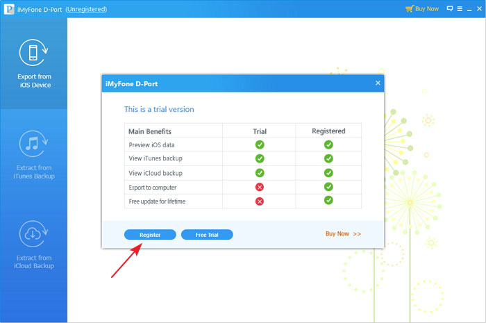 How to register iMyFone D-Port on Windows 1