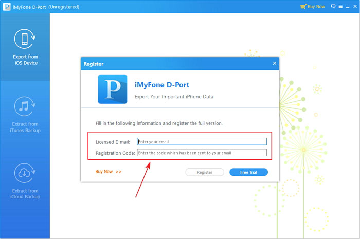 How to register iMyFone D-Port on Windows 2