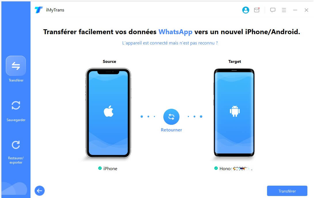 transférer whatsapp depuis android vers iphone