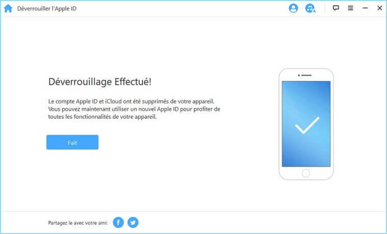 iMyFone LockWiper supprime l'activation iCloud