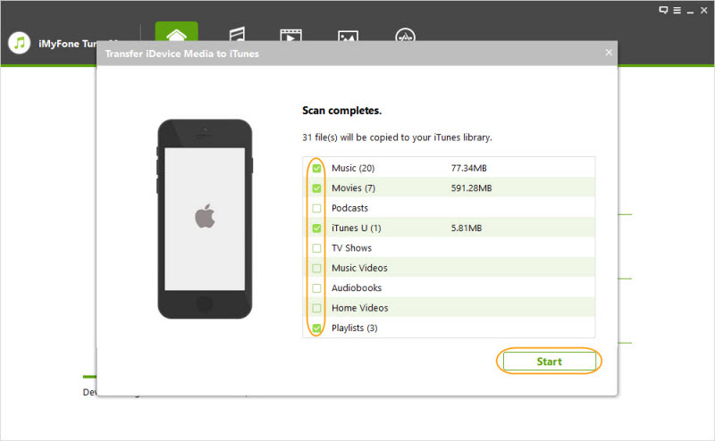 Transferring Files to iTunes