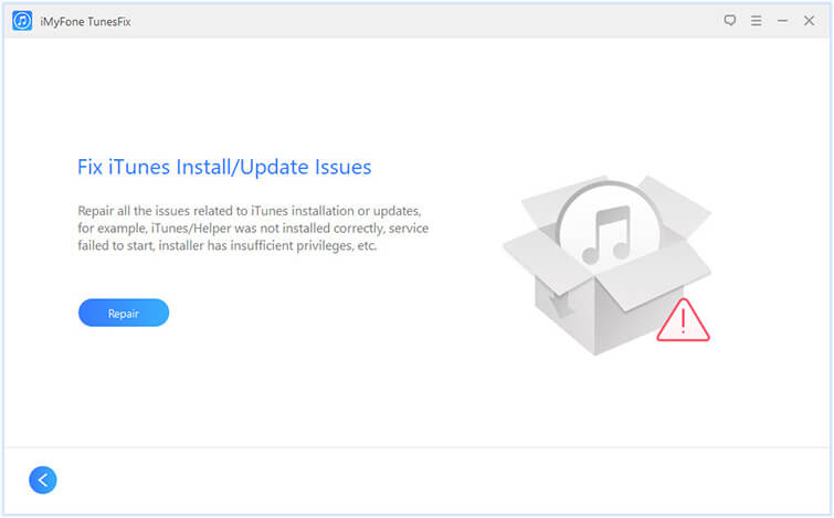 Réparer iTunes installation/mise à jour issues