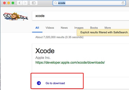 Εγκαταστήστε το Xcode σε Mac