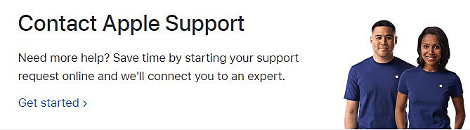 Επικοινωνία με την Υποστήριξη της Apple