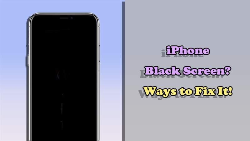Η οθόνη του iPhone είναι μαύρη