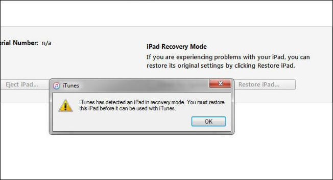 επαναφορά iPad σε λειτουργία DFU με το iTunes