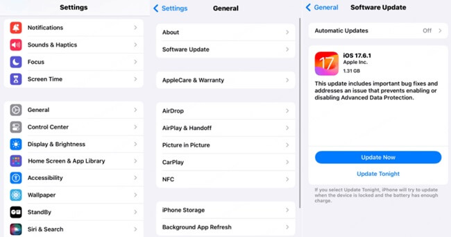 ενημέρωση συστήματος iPhone