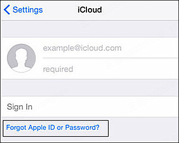 ξέχασα τον κωδικό πρόσβασης iCloud