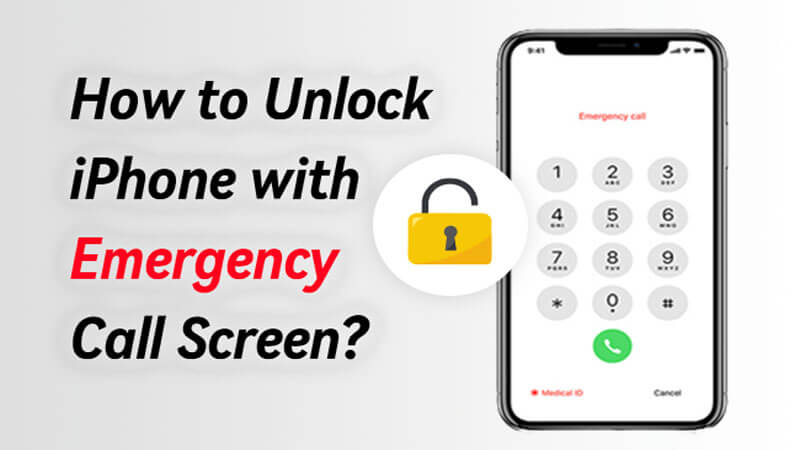Ξεκλειδώστε το iPhone με οθόνη κλήσης έκτακτης ανάγκης