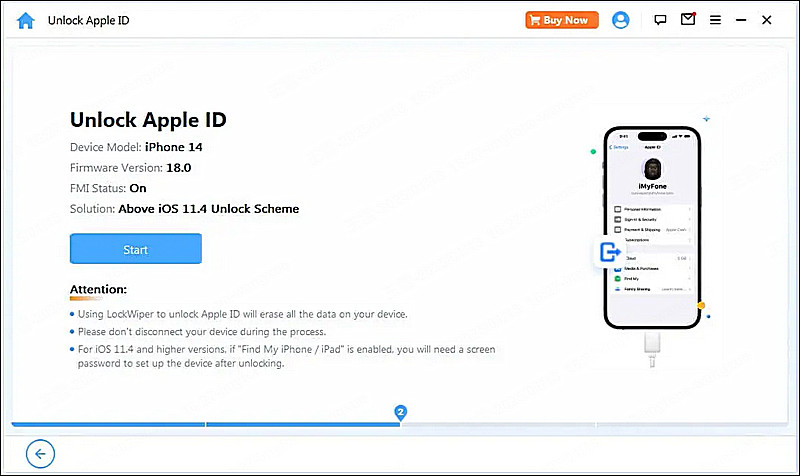 Ξεκινήστε να ξεκλειδώνετε το Apple ID