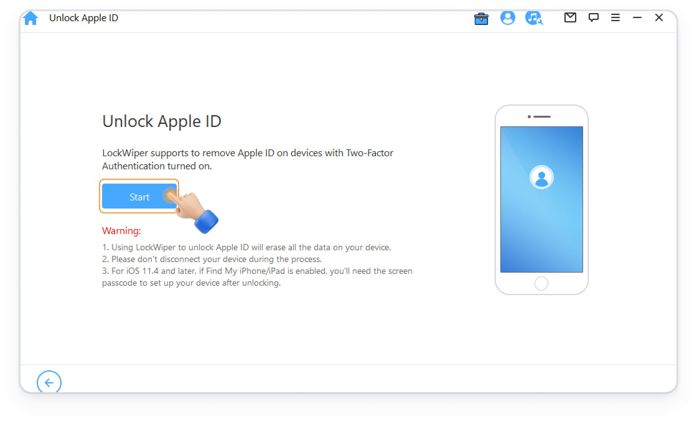 Ξεκλειδώστε το Apple ID 2