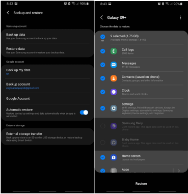 samsung backup podaci