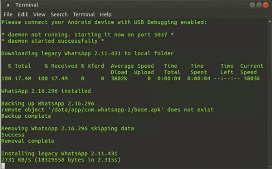 run extract file in terminal