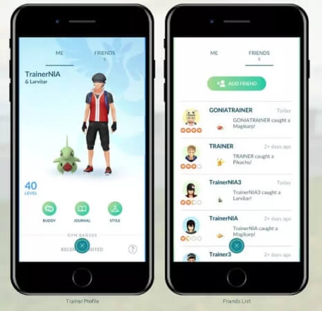 stvaranje prijateljstava u pokémon go
