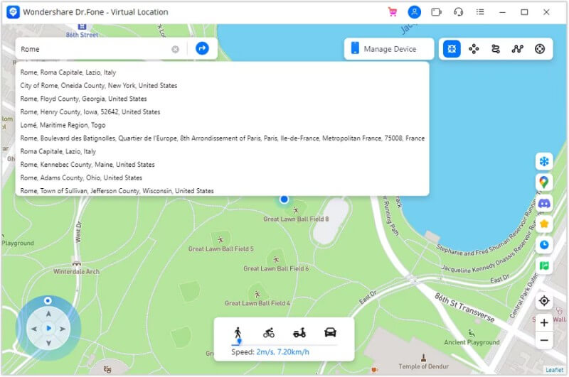 premjestite virtualnu lokaciju