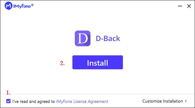 D-Back instalacija